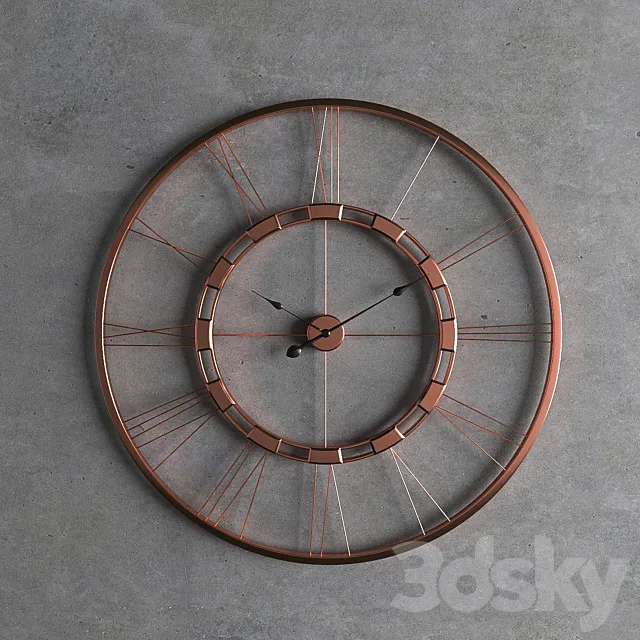 Craft clock 3DS Max Model