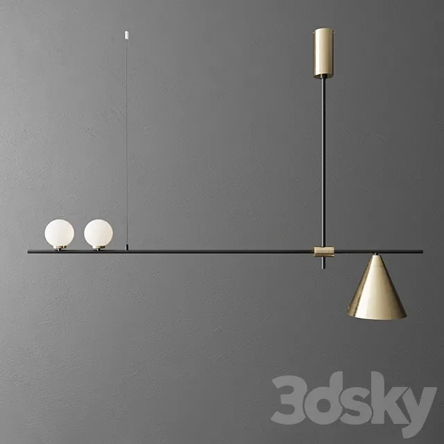 CRANE Pendant light _ Aromas del Campo 3DS Max Model