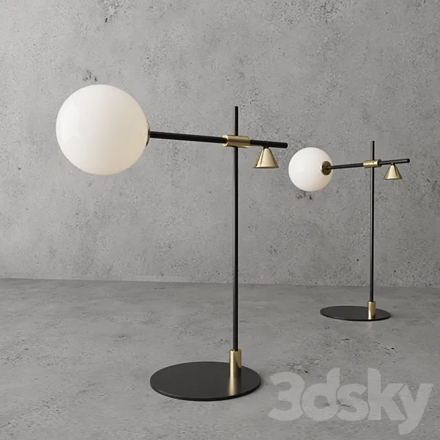 CRANE Table lamp _ Aromas del Campo 3DSMax File