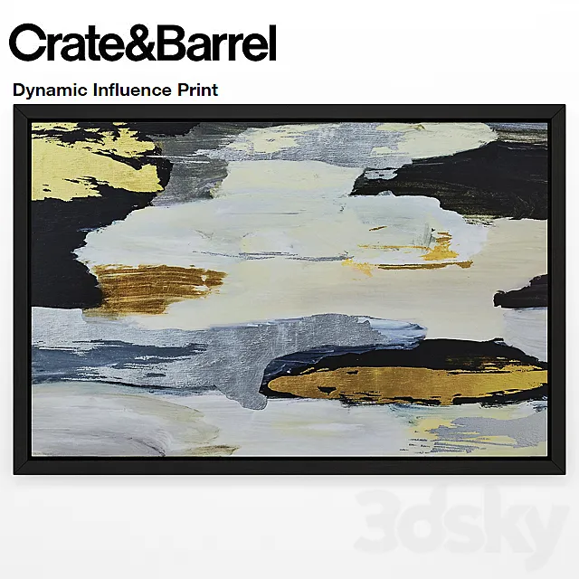 Crate and Barrel _ Prints 3DS Max Model