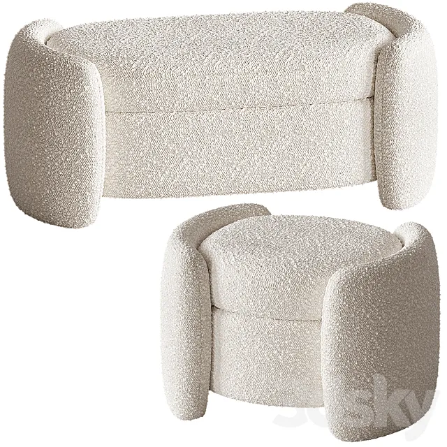 Crate and Barrel Fernie 3ds Max