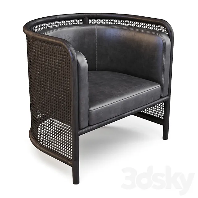 Crate and Barrel: Fields – ArmChair 3DSMax File