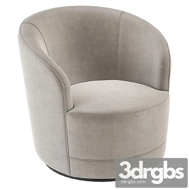 Crate and barrel infiniti swivel chair