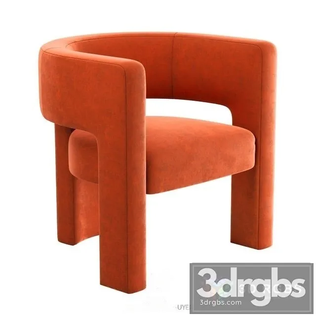 Crate and Barrel Sculpt Chair 3dsmax Download