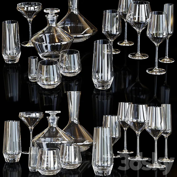 Crate and Barrel \/ Tour Drinkware 3DS Max