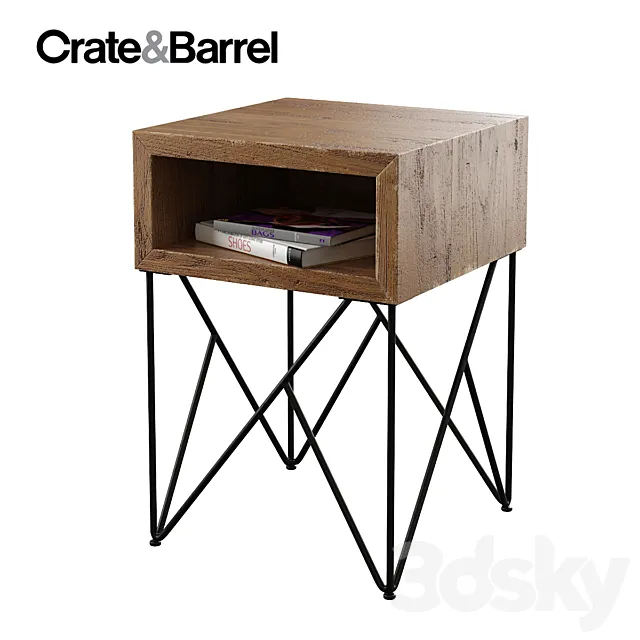 Crate & Barrel _ Dixon SideTable 3ds Max