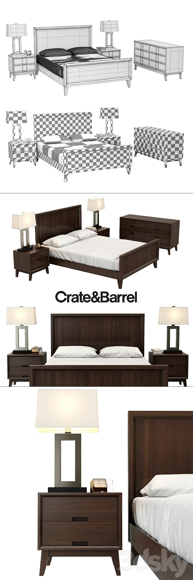 Crate & Barrel _ STEPPE COLLECTION 3DSMax File