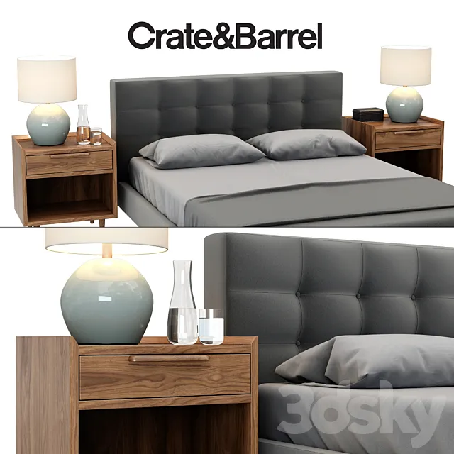 Crate & Barrel _ TATE COLLECTION 3DS Max Model