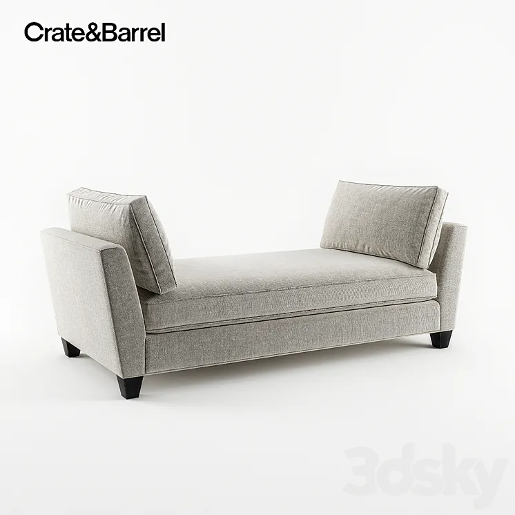 Crate & Barrel banquette 3DS Max