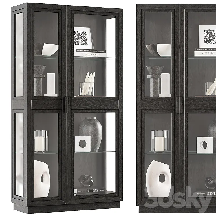 Crate & Barrel Calypso cabinet 3DS Max