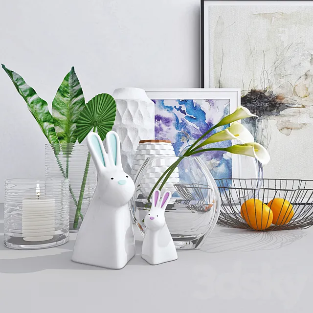 Crate & Barrel deco 3ds Max