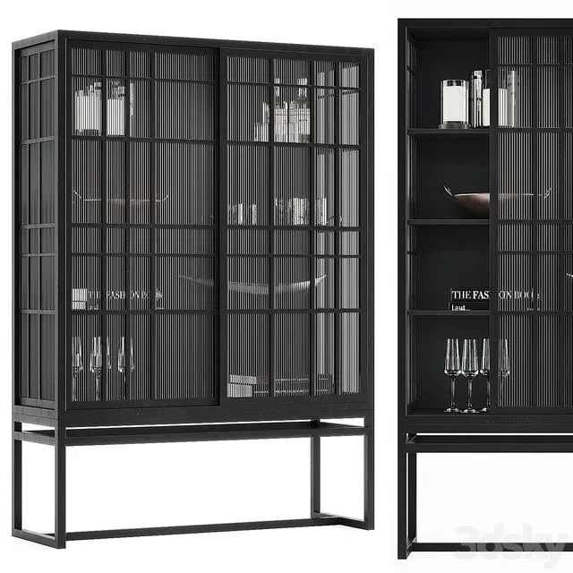 Crate & Barrel Highland cabinet 3dsMax Model