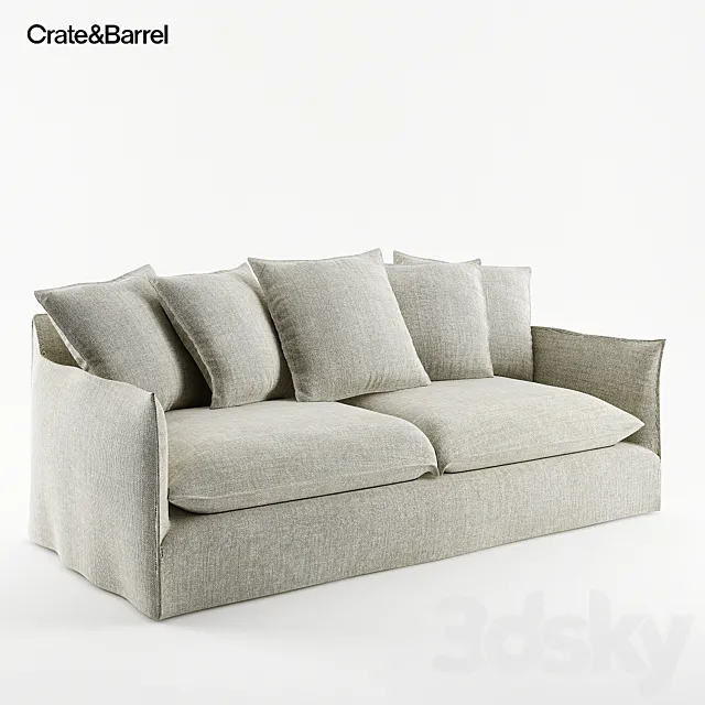 Crate & Barrel Sofa 3DS Max Model