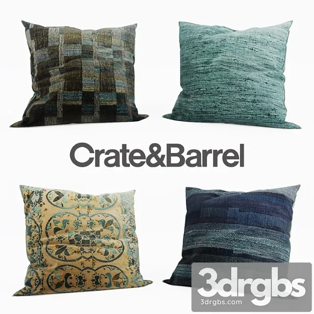 Crateandbarrel – decorative pillows set 6