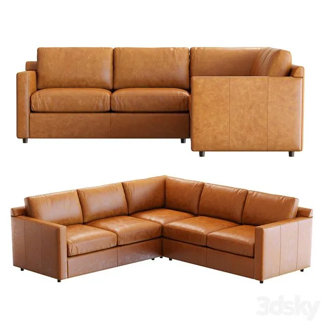 Crate&Barrel Barrett II Sofa 3dsMax Model