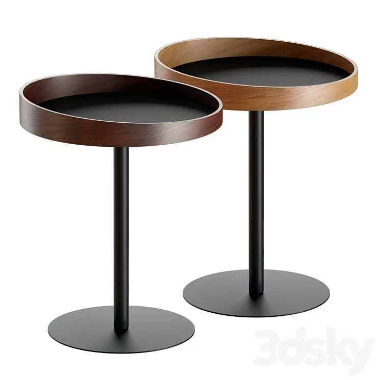 CRATER END TABLE 3DS Max