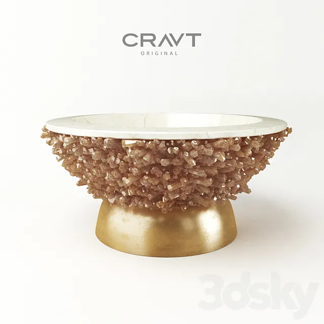 CRAVT PRECIOUS ROCK BOWL 3ds Max