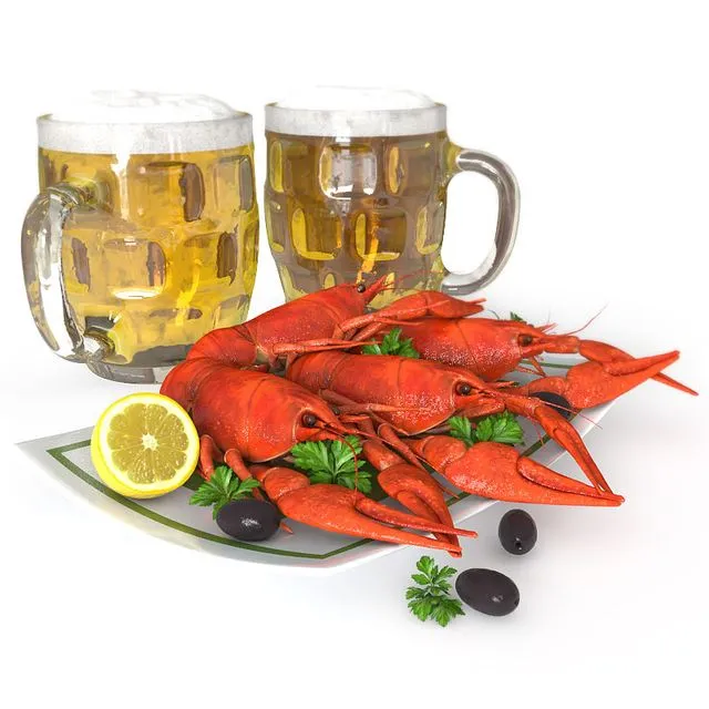 Crawfish and beer 3dsMax Model