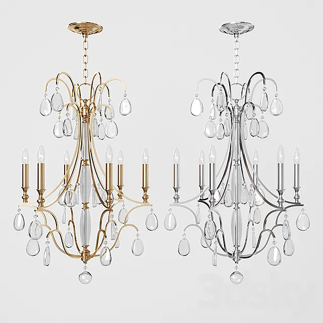 Crawford chandelier 3ds Max