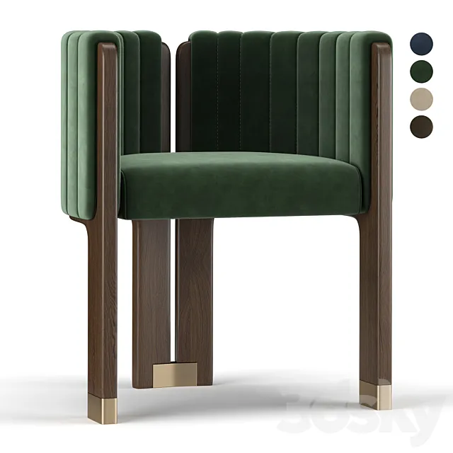 Crawford Dining Chair By Mezzo 3ds Max