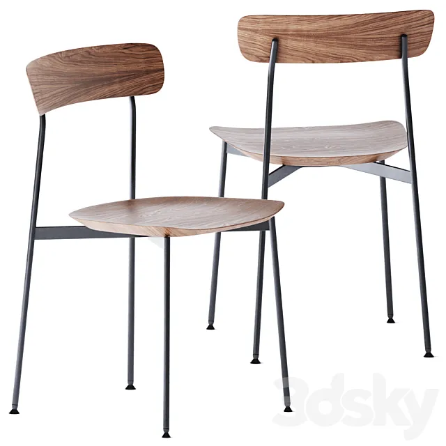 Crawford Dining Chair W by Stellar Works 3ds Max