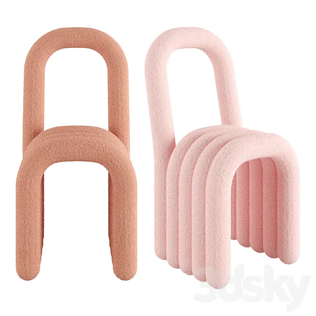 Creative Cashmere Chair 3DS Max Model