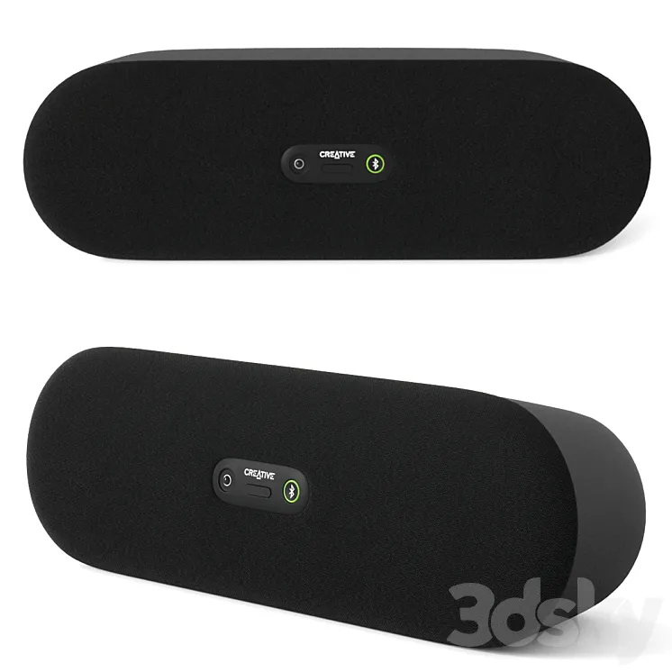 Creative D80 Bluetooth Wireless Speaker 3DS Max Model