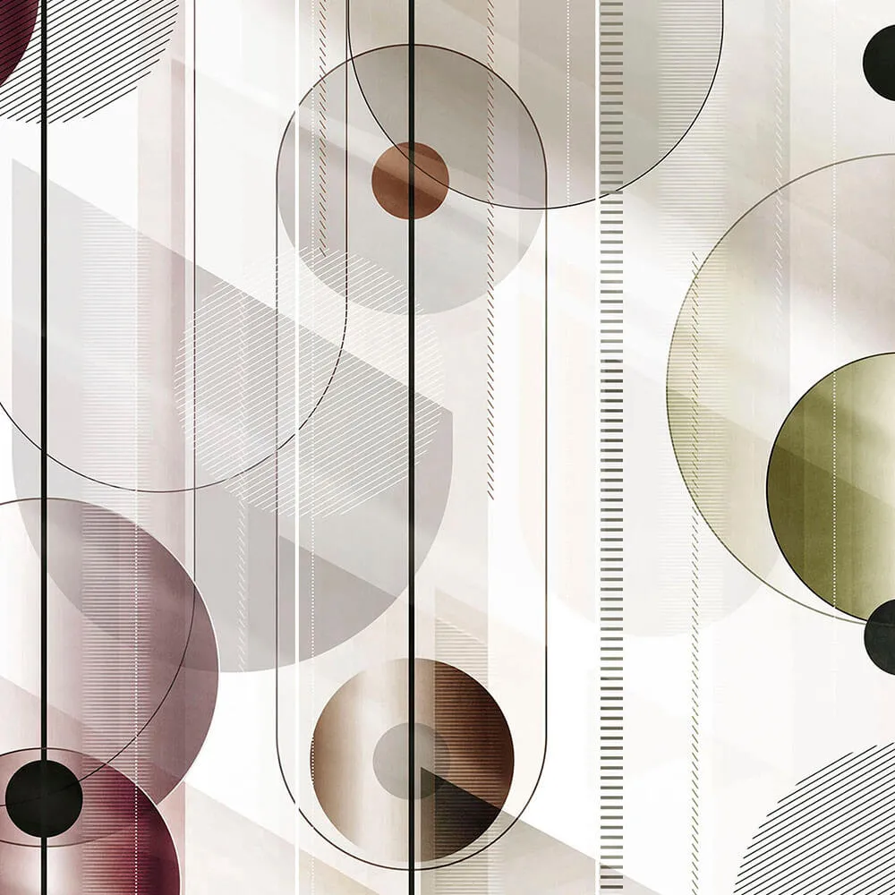 Creativille – Wallpaper 8045 circles and rays 3ds Max