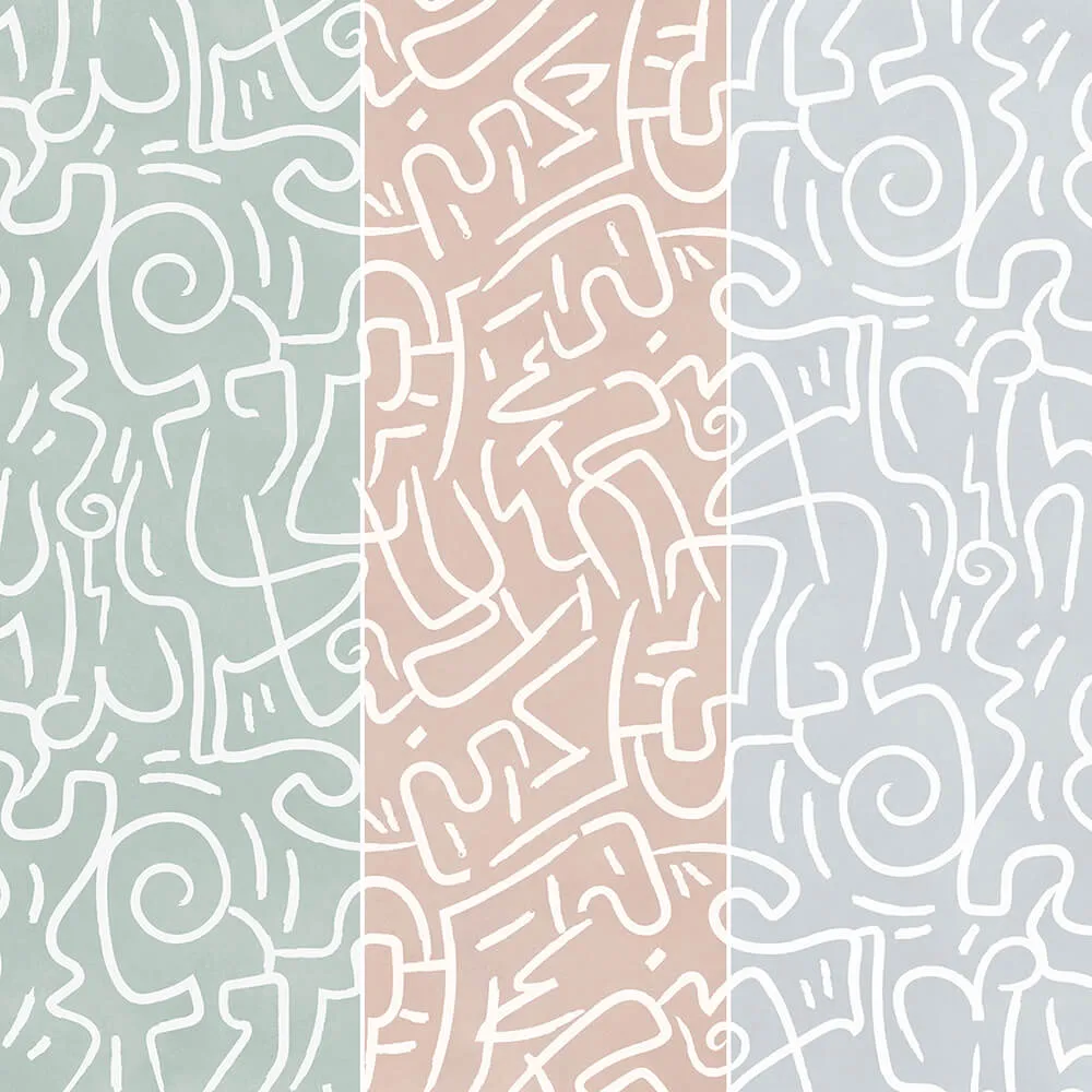 Creativille – Wallpaper 830120 grunge curves 3ds Max