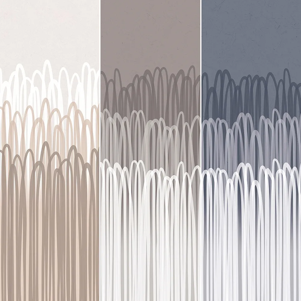 Creativille – Wallpaper 83092 white vertical loops 3ds Max