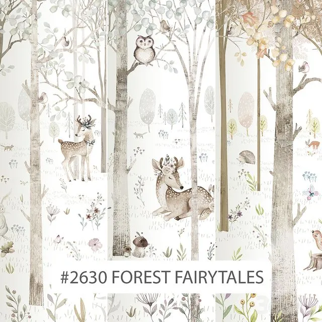 Creativille wallpapers 2630 Forest Fairytales 3dsMax Model