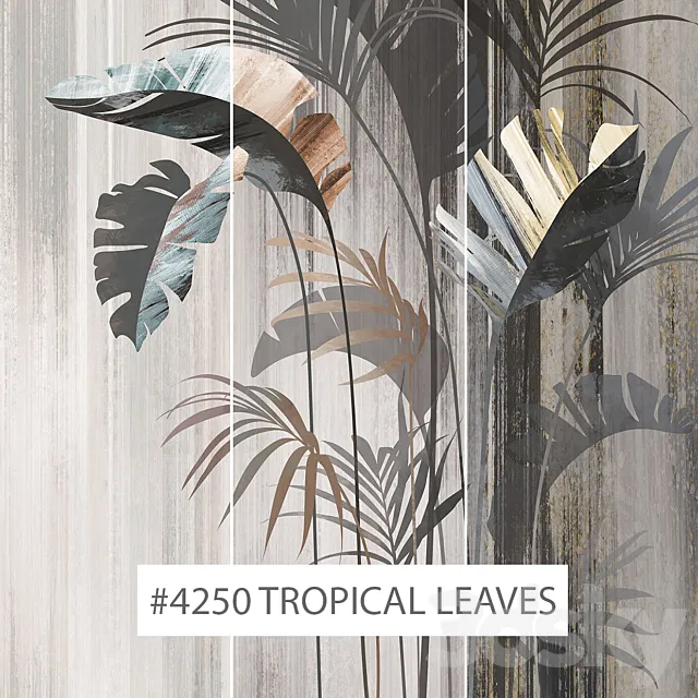 Creativille | wallpapers | 4250 Tropical Leaves 3DS Max Model