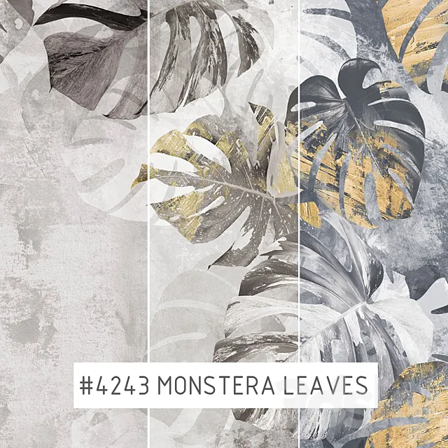 Creativille | Wallpapers | Monstera leaves 4243 3DS Max Model