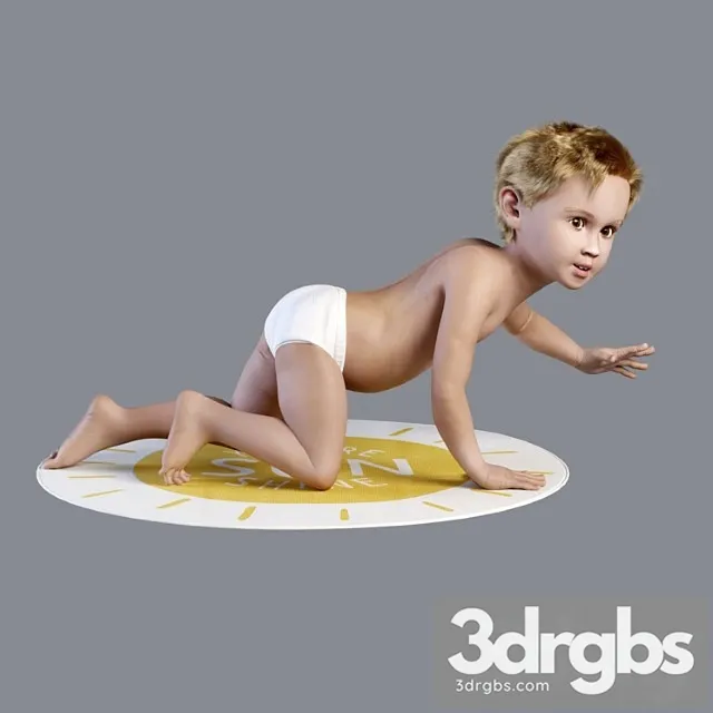 Creature Baby crawling 3dsmax Download