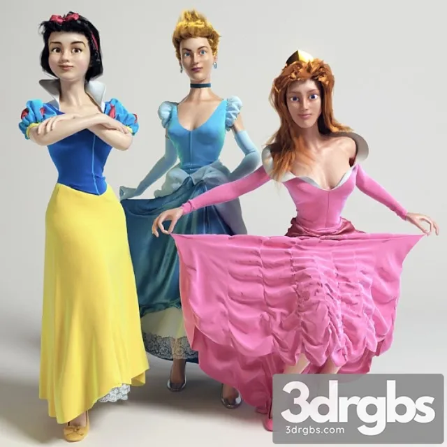 Creature Disney princess (vray ggx) 3dsmax Download