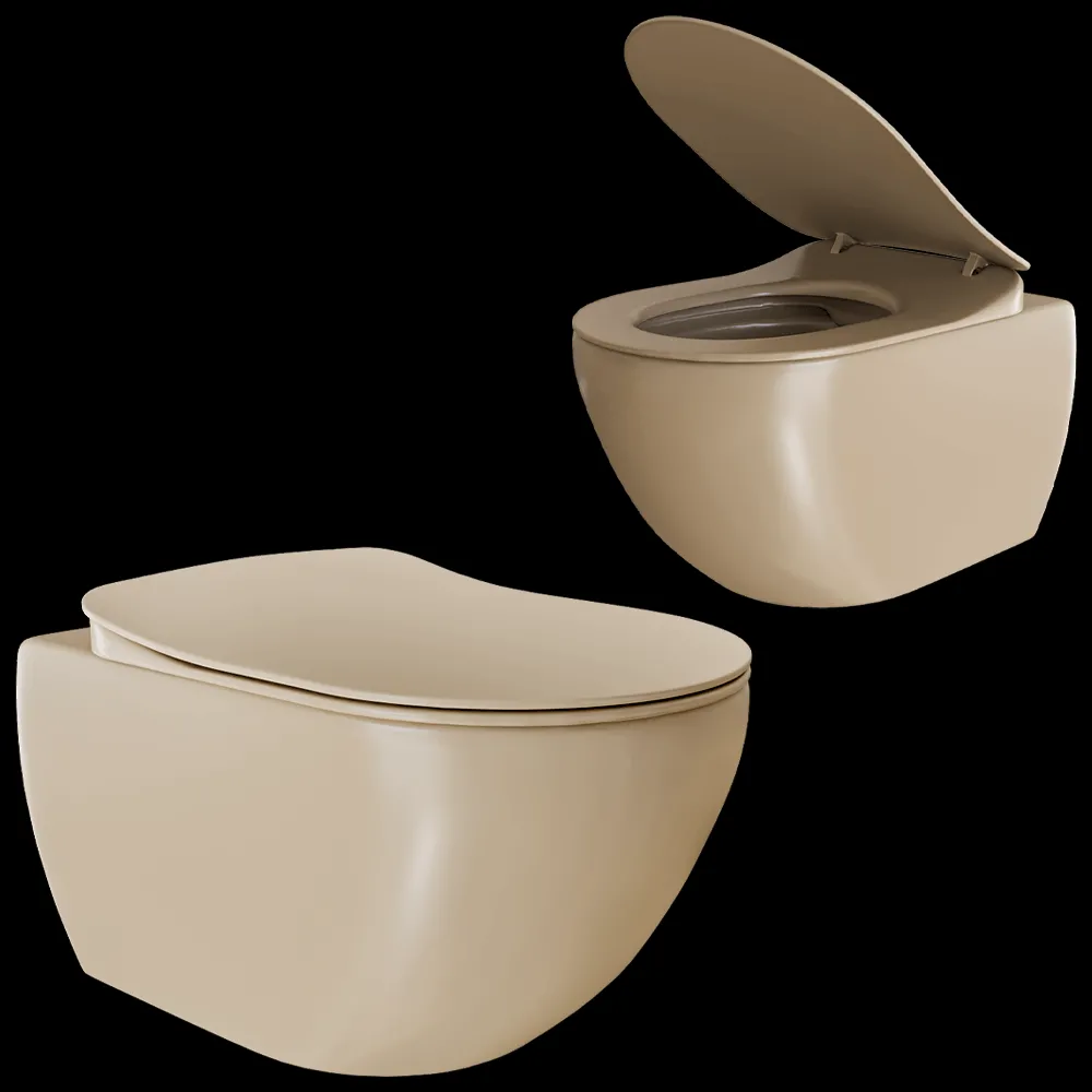 Creavit – Toilet with lid FE322/KC0903 3ds Max