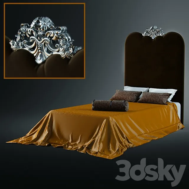 CREAZIONI _ Samuele letto 3DS Max Model