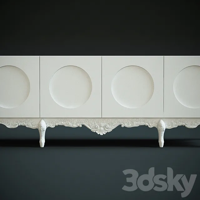 Creazioni Amanda TV Stand 3DS Max Model