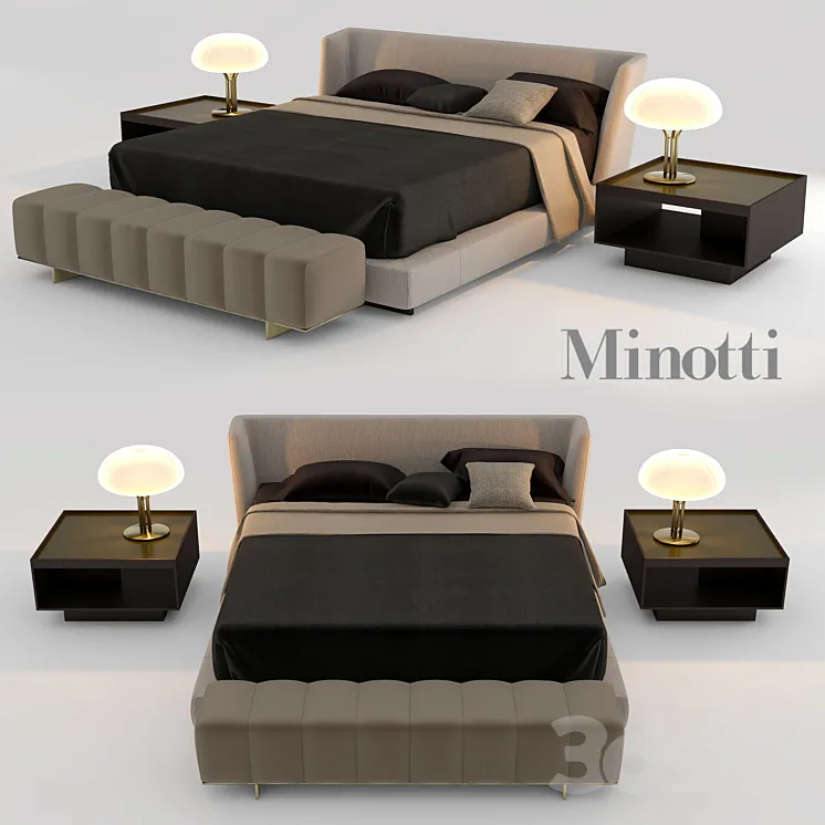 creed bed 3DS Max