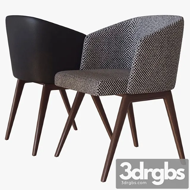 Creed dining chair minotti 2 3dsmax Download
