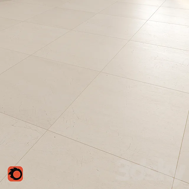 Crema Marfil Floor Tiles 3ds Max