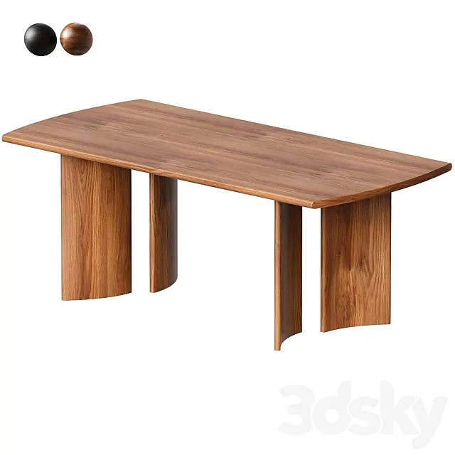 Crest Dining Table 3dsMax Model