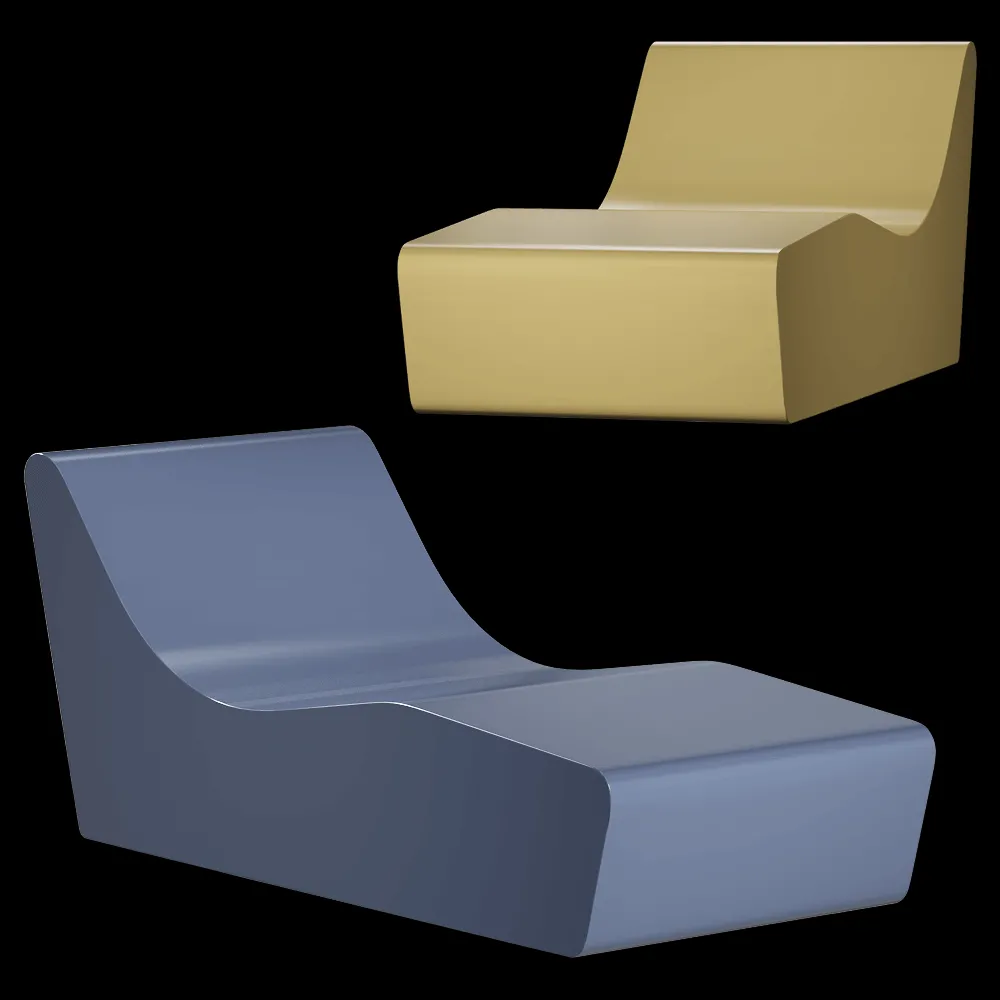 Cridea – Chaise longue Comodo 3ds Max