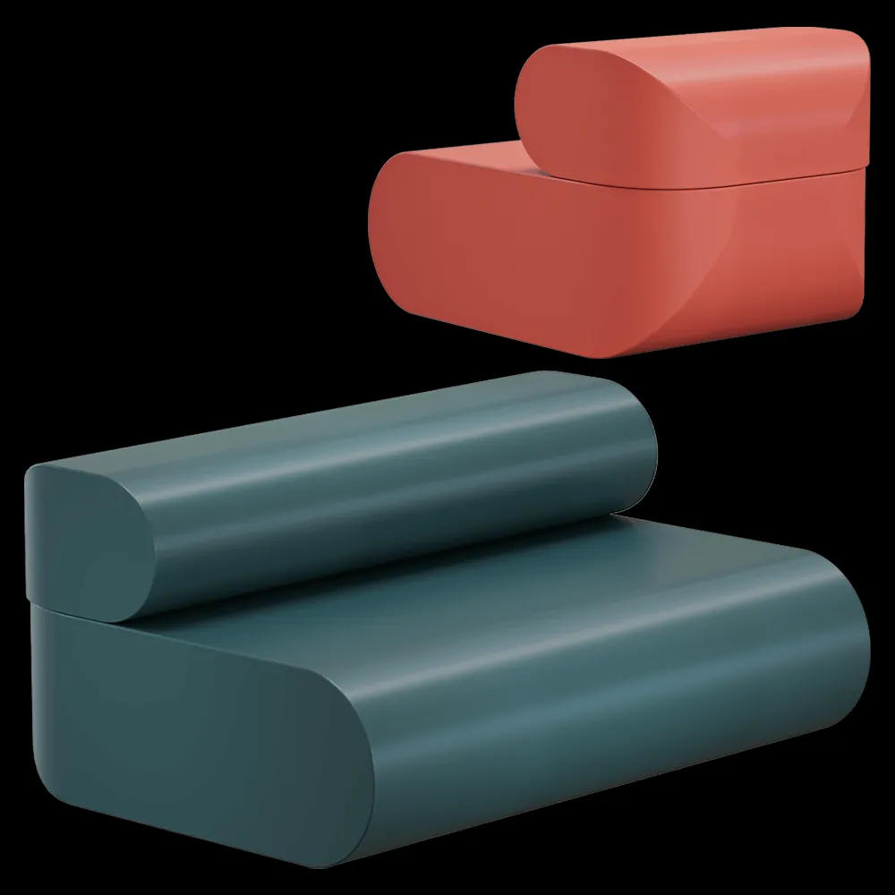 Cridea – Soft seating B-Side 3ds Max