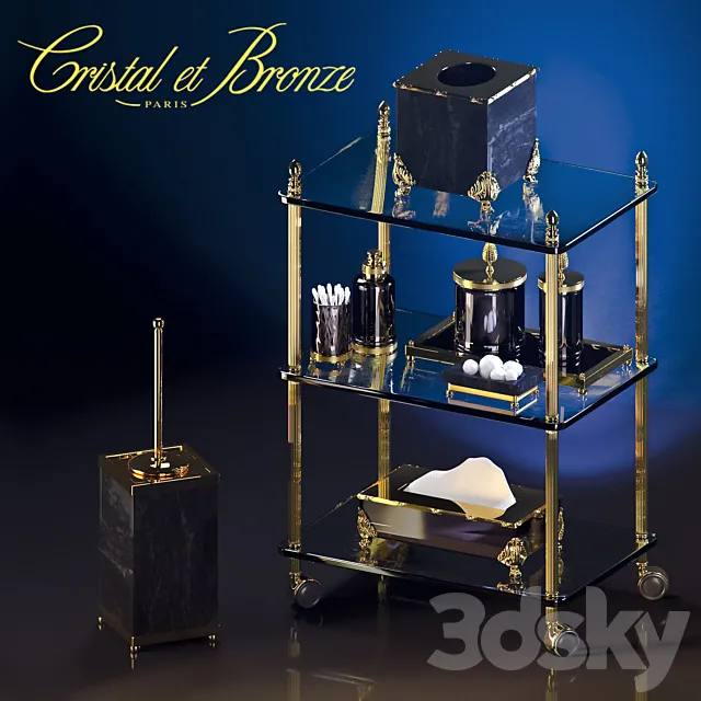 Cristal Et Bronze – Prestige – Cisele Obsidienne 3DS Max Model