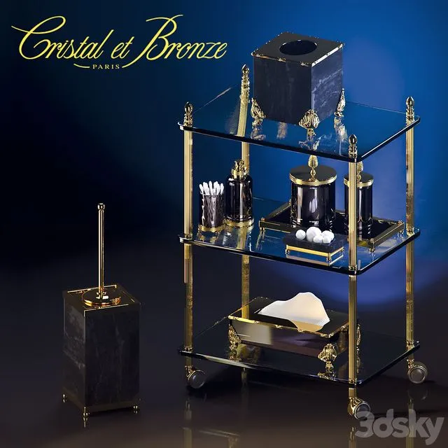 Cristal Et Bronze – Prestige – Cisele Obsidienne 3dsMax Model