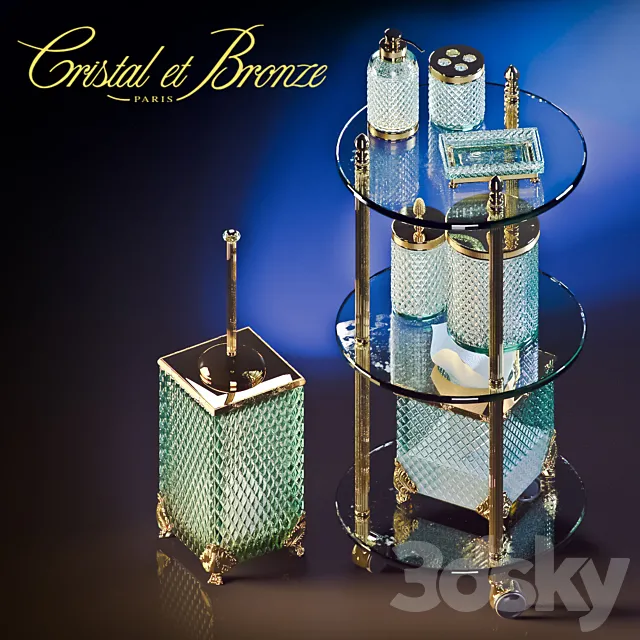 Cristal et bronze – Prestige – Cut Cristal 3DS Max Model