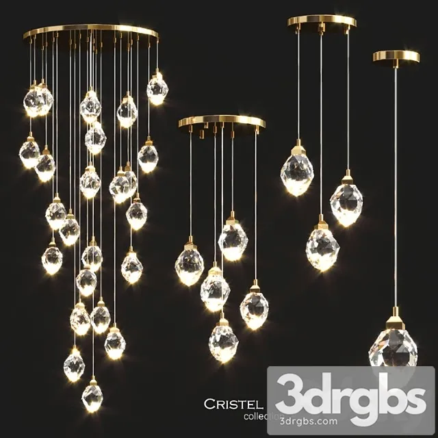 Cristel Chandelier Collection 3dsmax Download