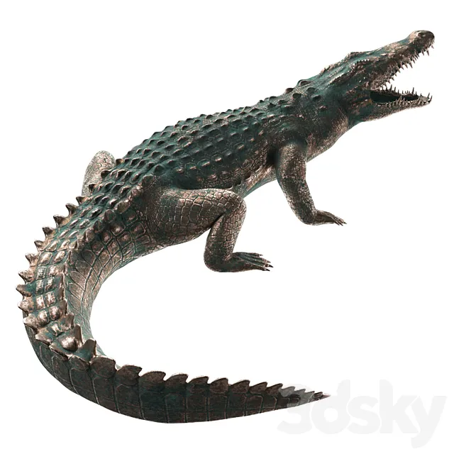 Crocodile 3ds Max