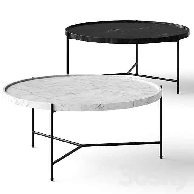 Croft House Marquina Coffee Tables 3ds Max